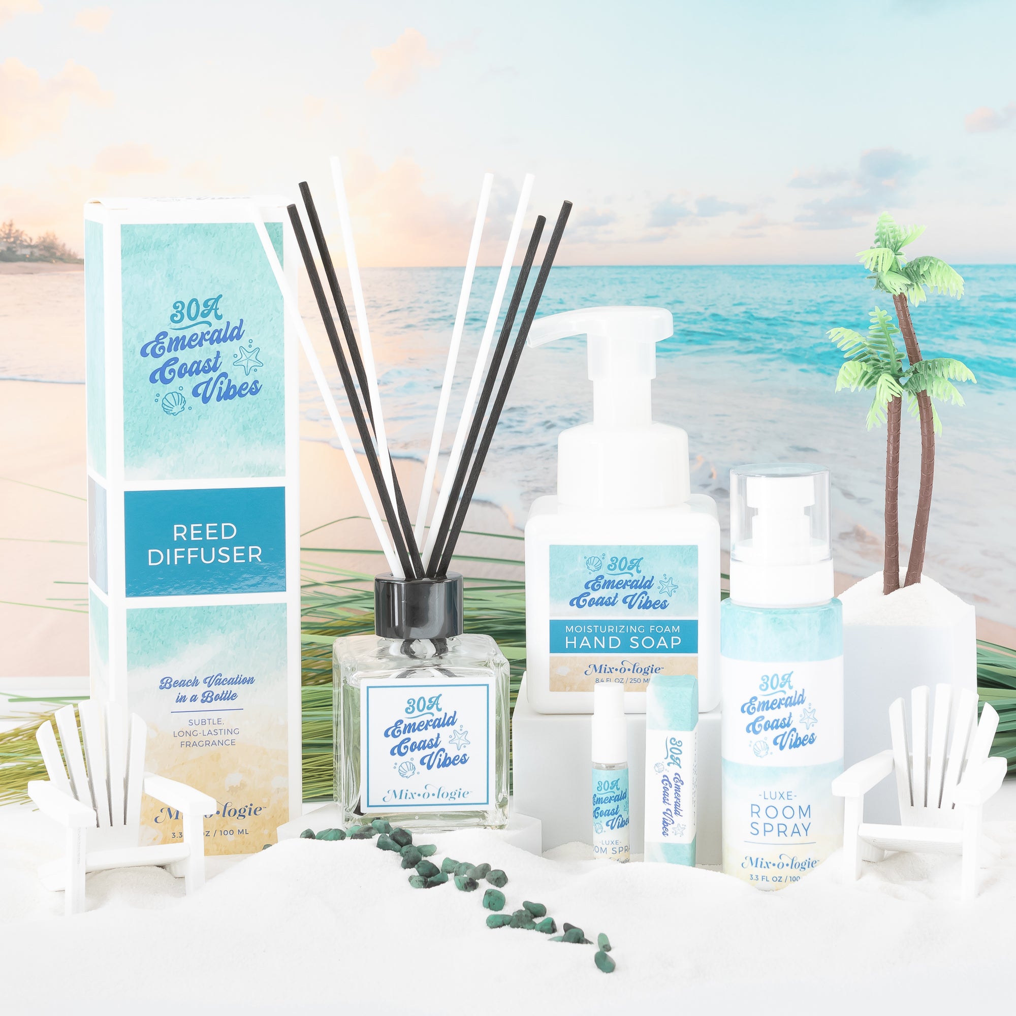 30A Emerald Coast Vibes | Reed Diffuser