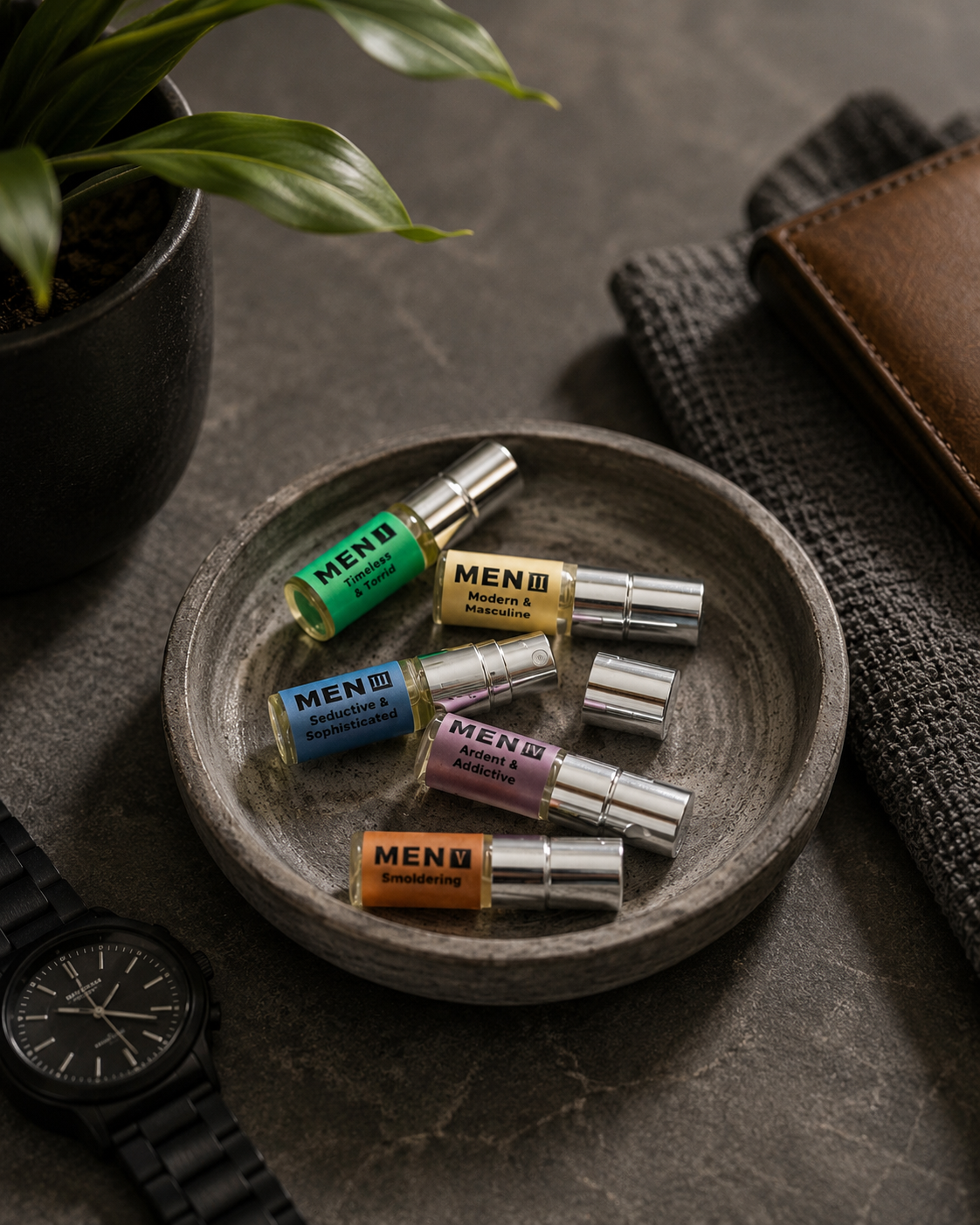 Men's Cologne Sampler Kit – MIXOLOGIE