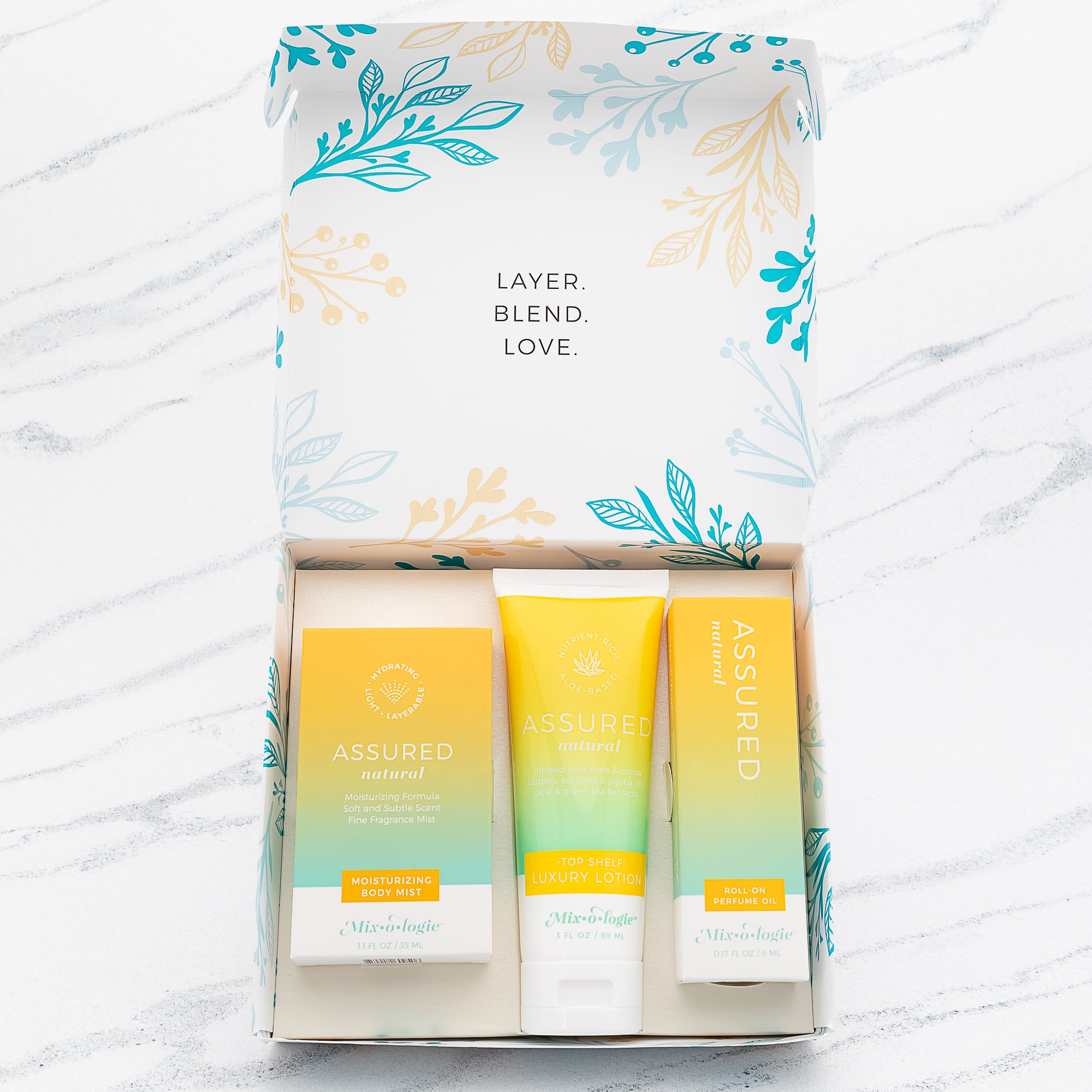 Assured (Natural) Gift Set Trio Box