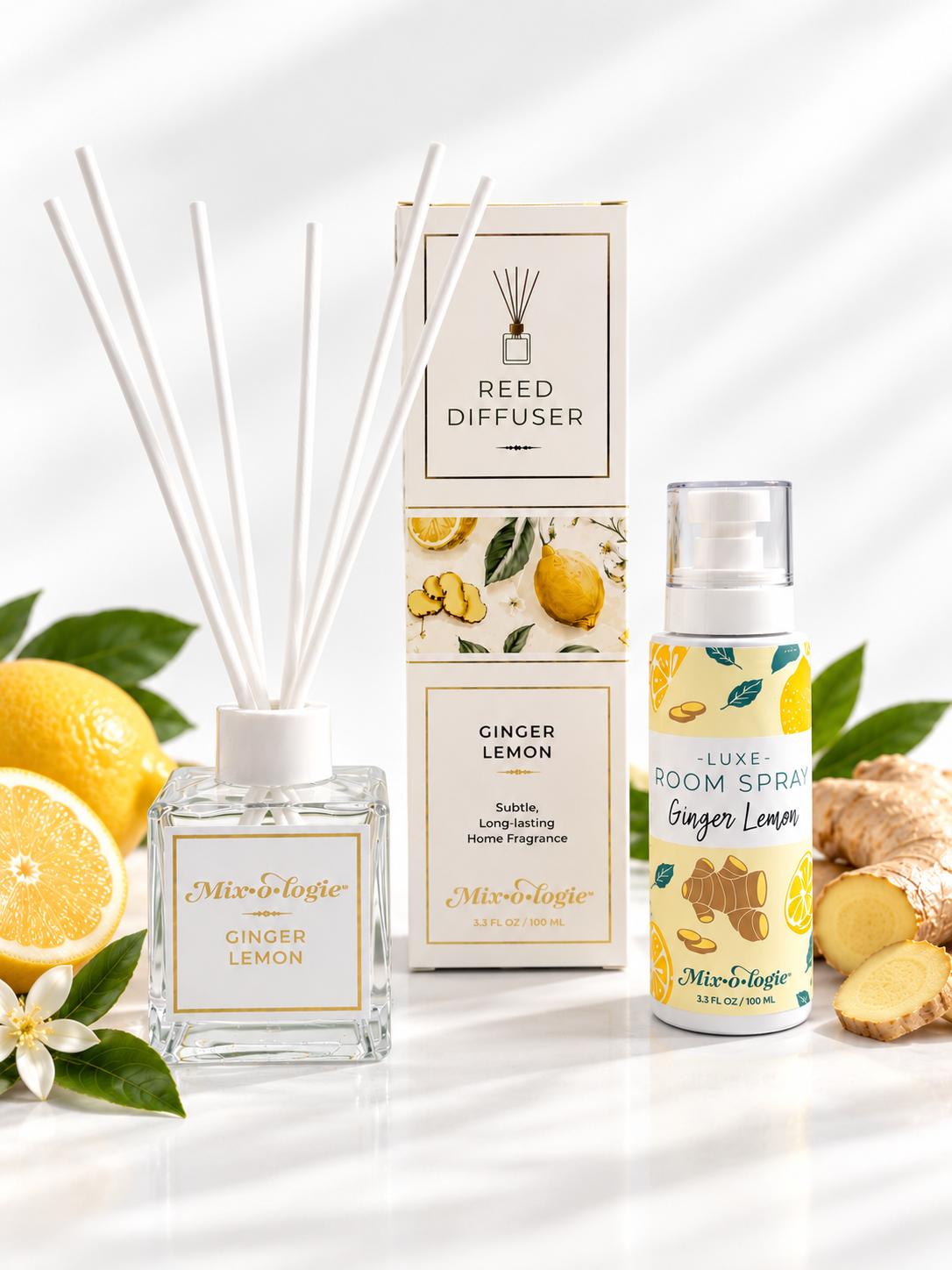 Ginger Lemon | Luxe Room Spray – MIXOLOGIE