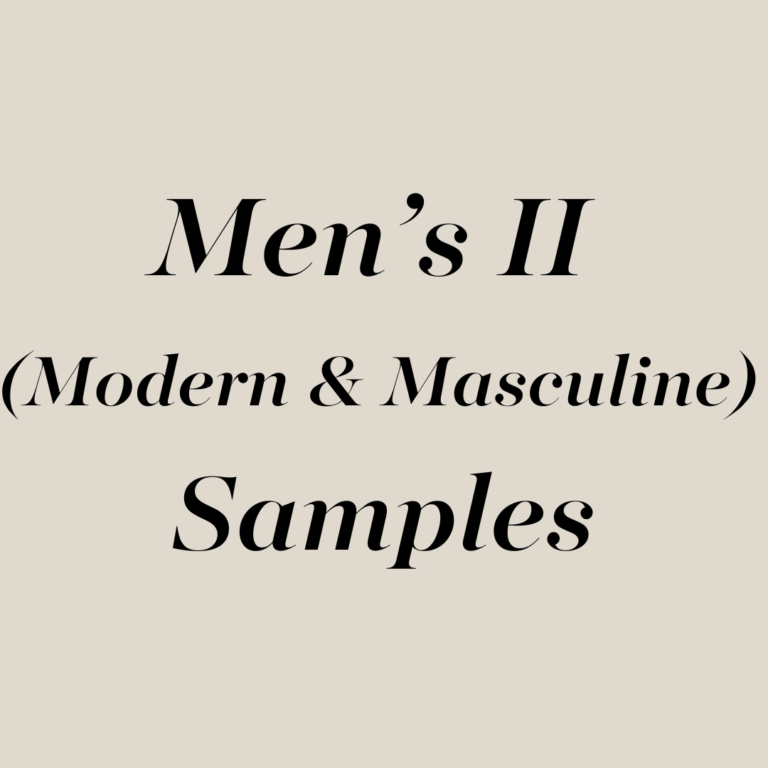 Men II (Modern & Masculine) Samples