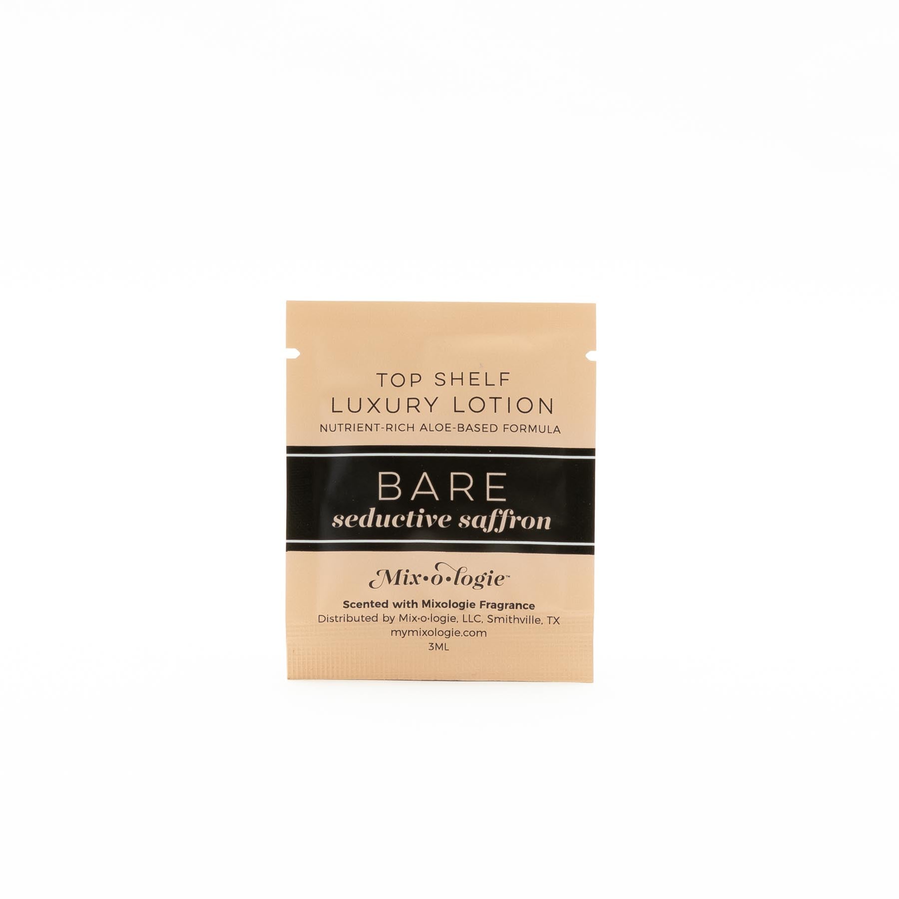 Bare (Seductive Saffron) - Top Shelf Luxury Lotion Sample