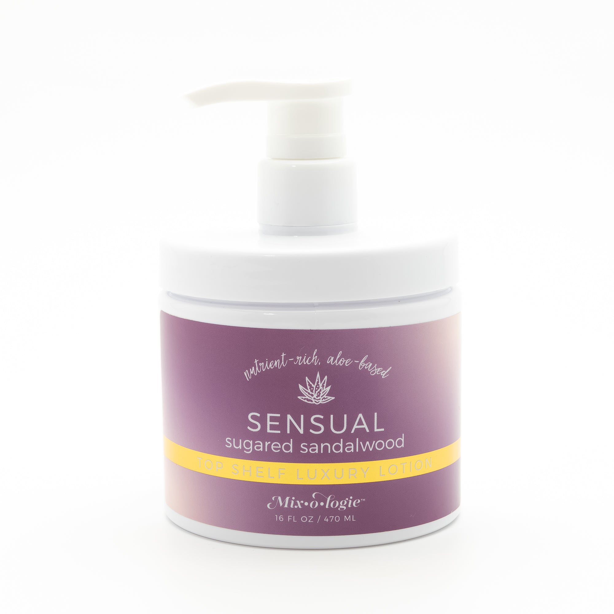 Sensual (sugared sandalwood) Top Shelf Luxury Lotion (16 Fl. Oz. Tub)