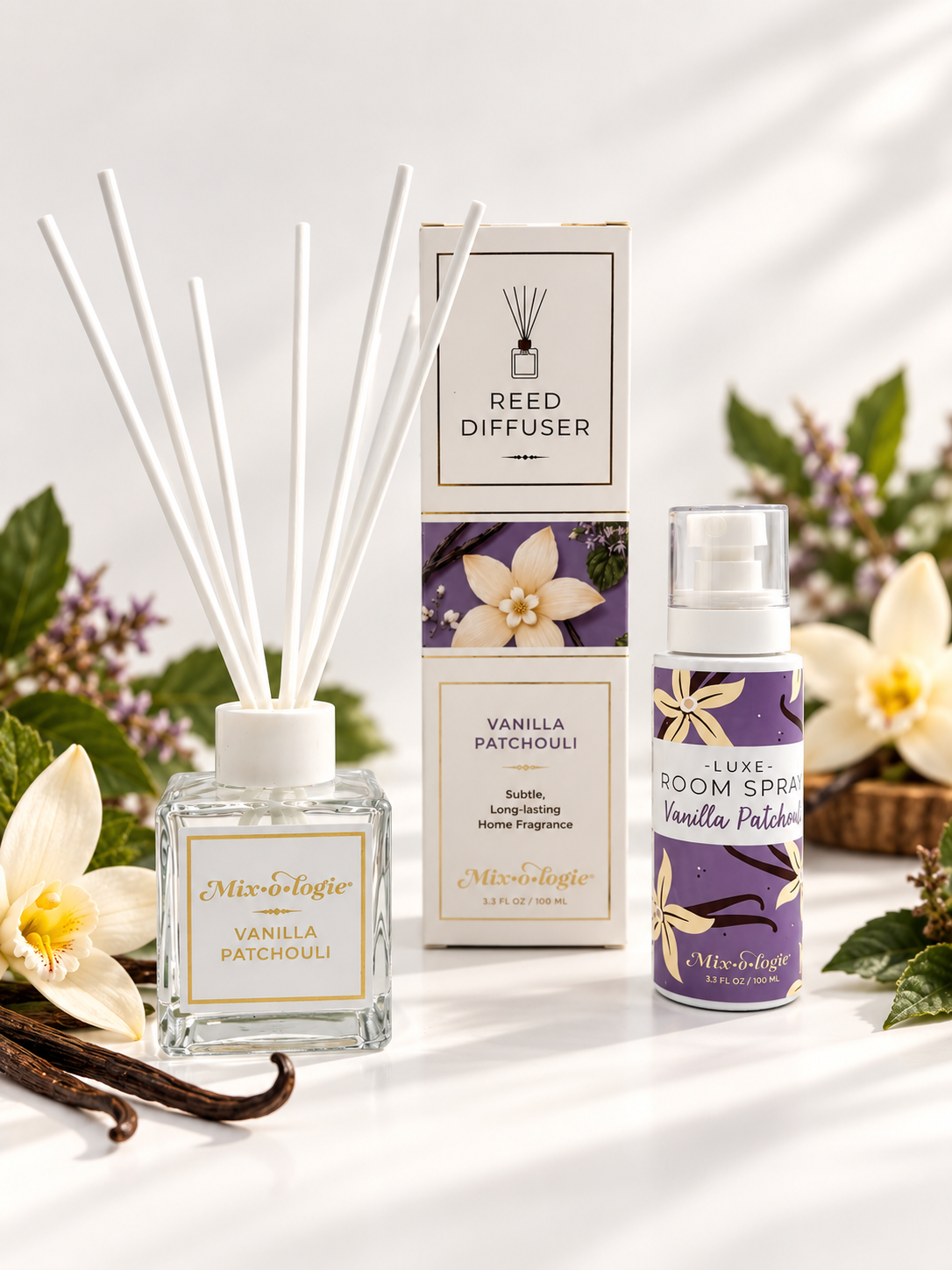 Vanilla Patchouli | Luxe Room Spray – MIXOLOGIE