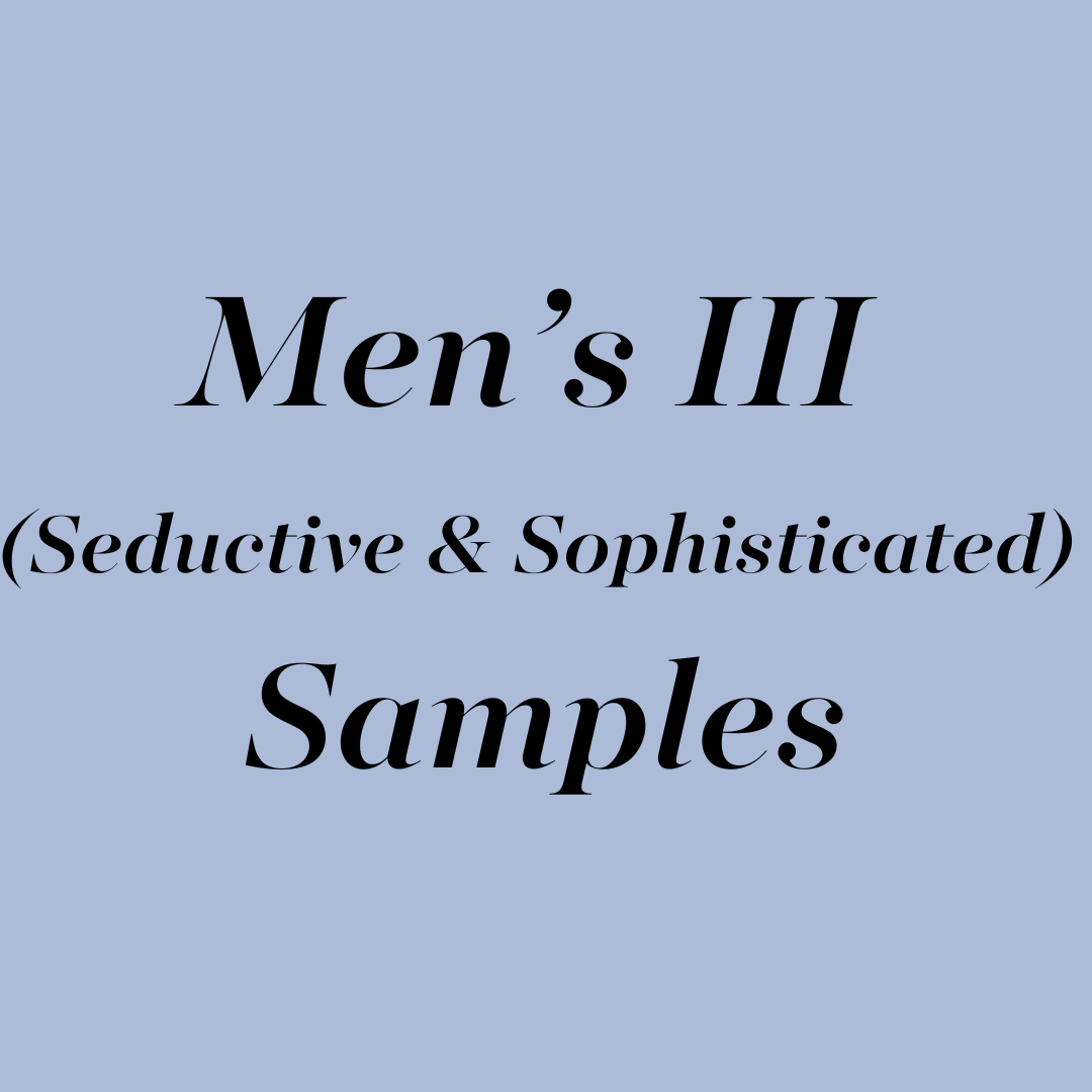 Men III (Seductive & Sophisticated) Samples