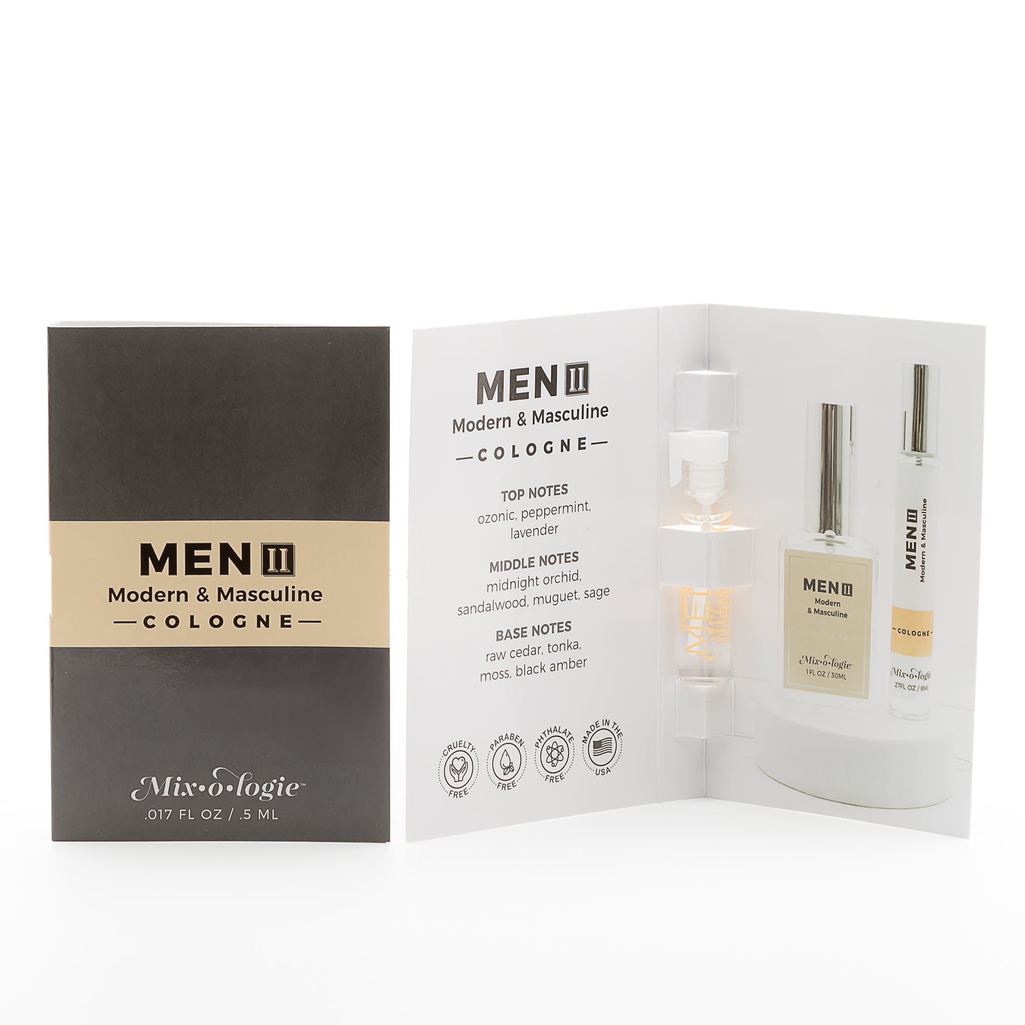 Spray Cologne Sample - Men's II (Modern & Masculine)