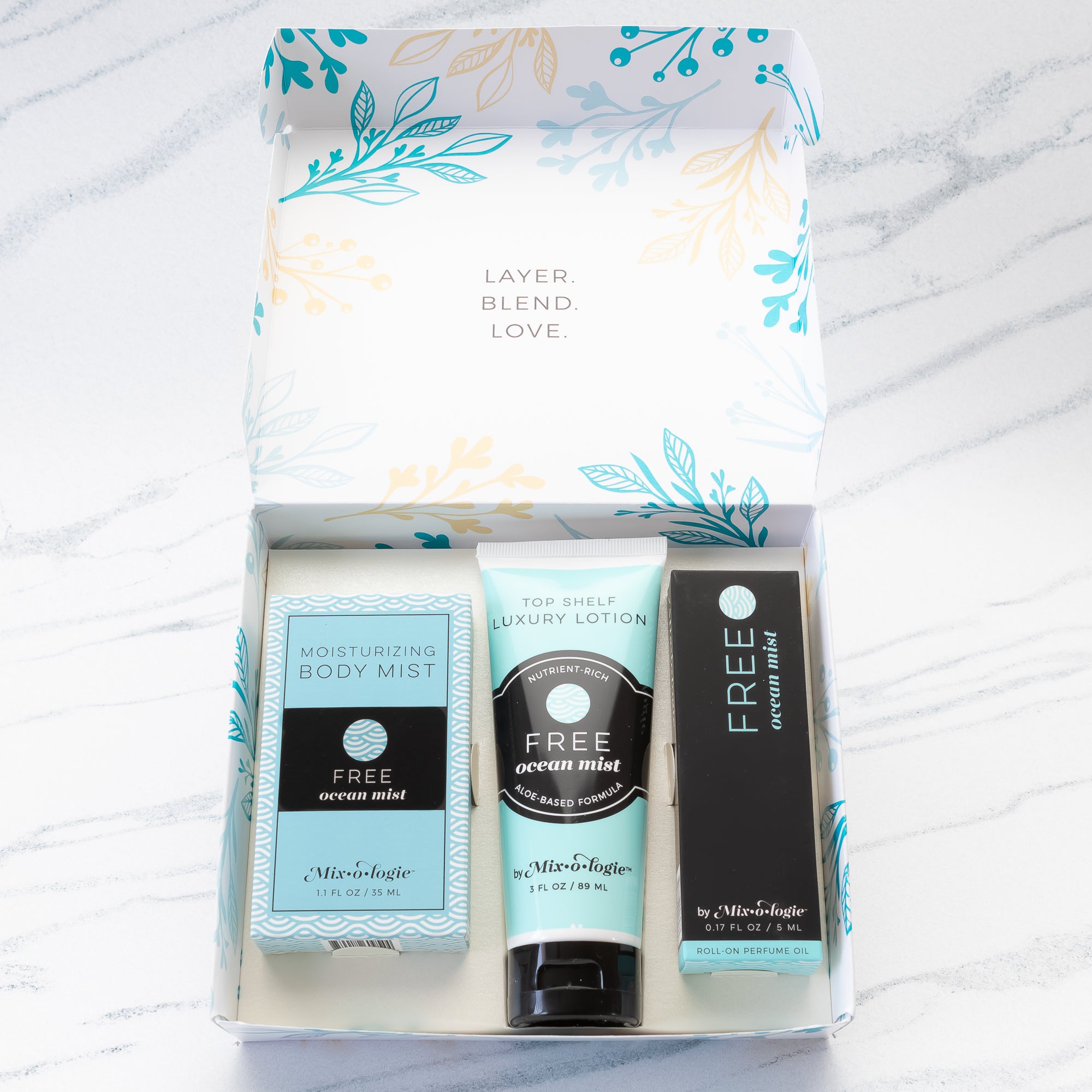 Free (Ocean Mist) Gift Set Trio Box