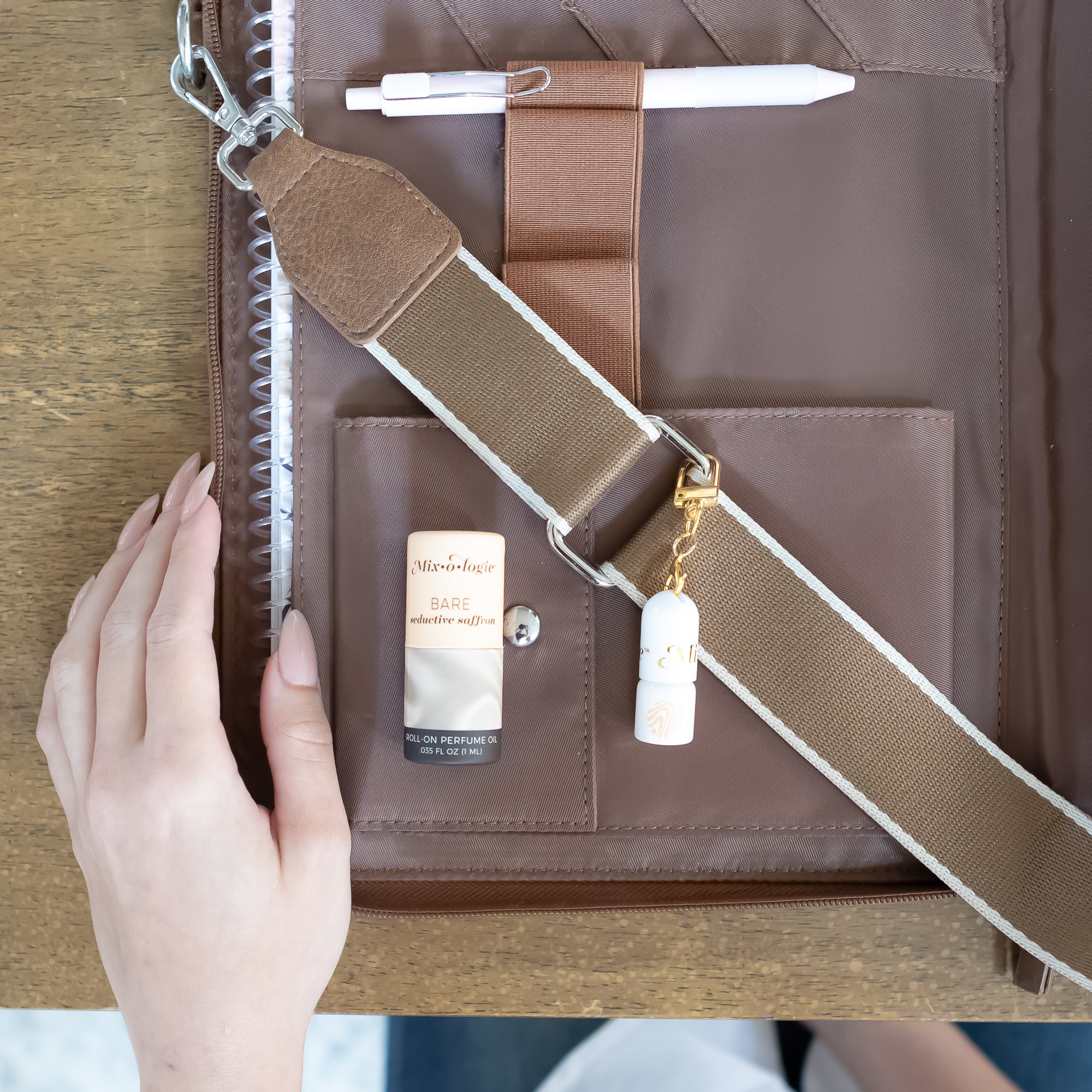 Bare (seductive saffron) | Keychain Mini Rollerball Perfume (1 mL)